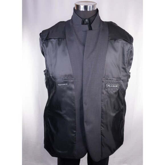 Jos A Bank EXECUTIVE Gray Sport Coat Suit Jacket Blazer Sz 48R Two button EUC - Picture 9 of 14